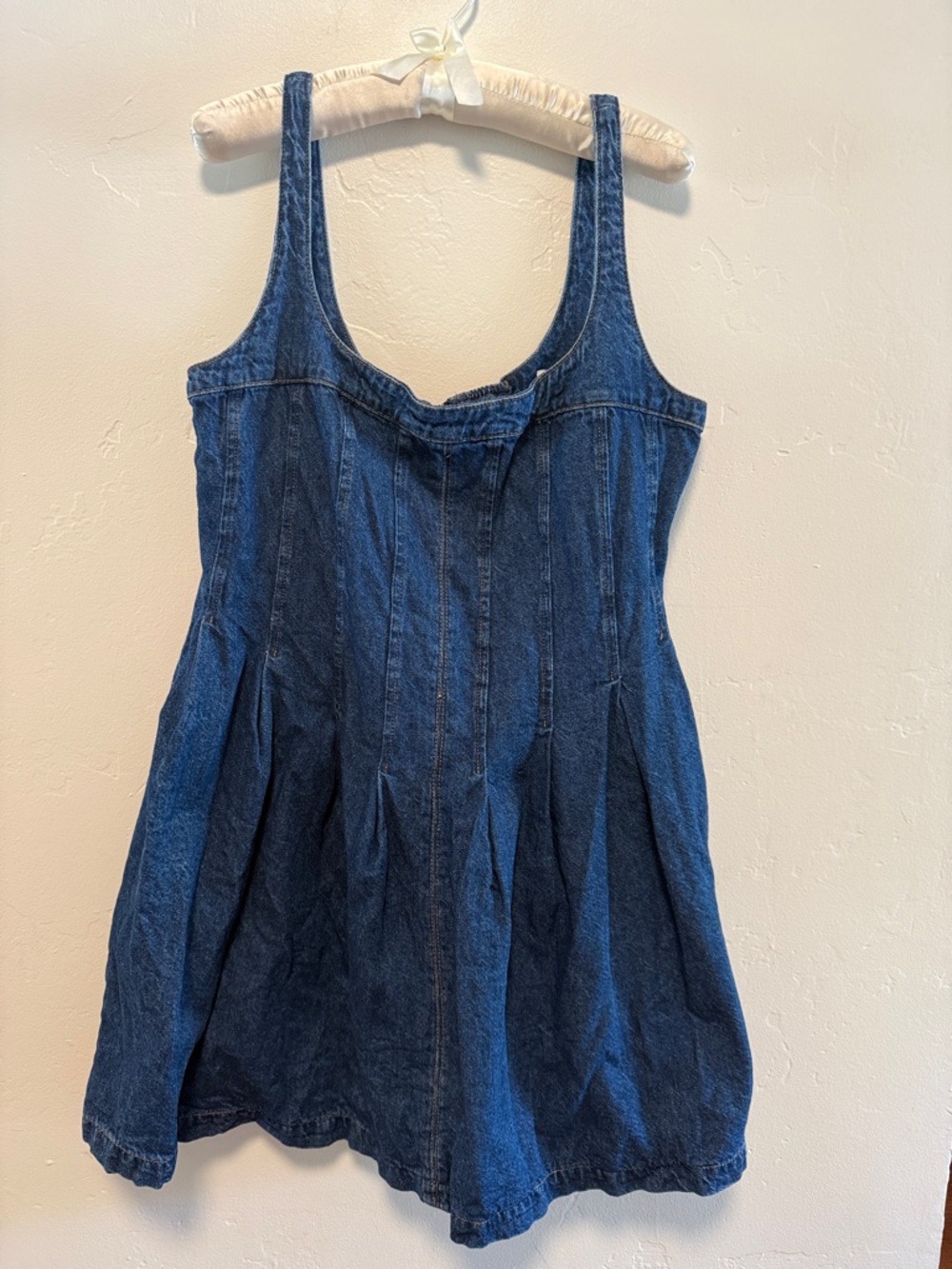 Reformation Blue Denim Tank Dress